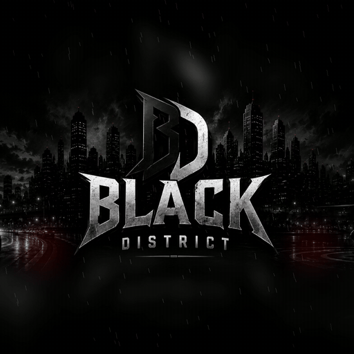 Black District Logo